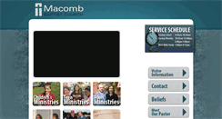 Desktop Screenshot of macombbaptist.org